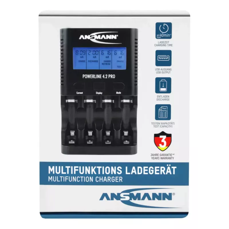 Akulaadija Ansmann Powerline 4.2 Pro
