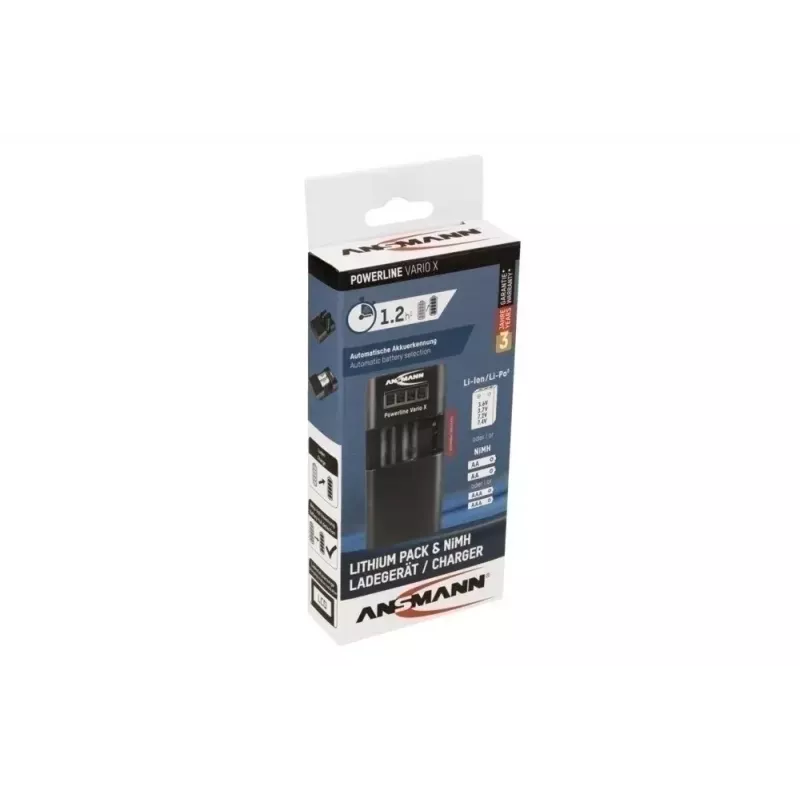 Akulaadija Ansmann Powerline Vario X USB