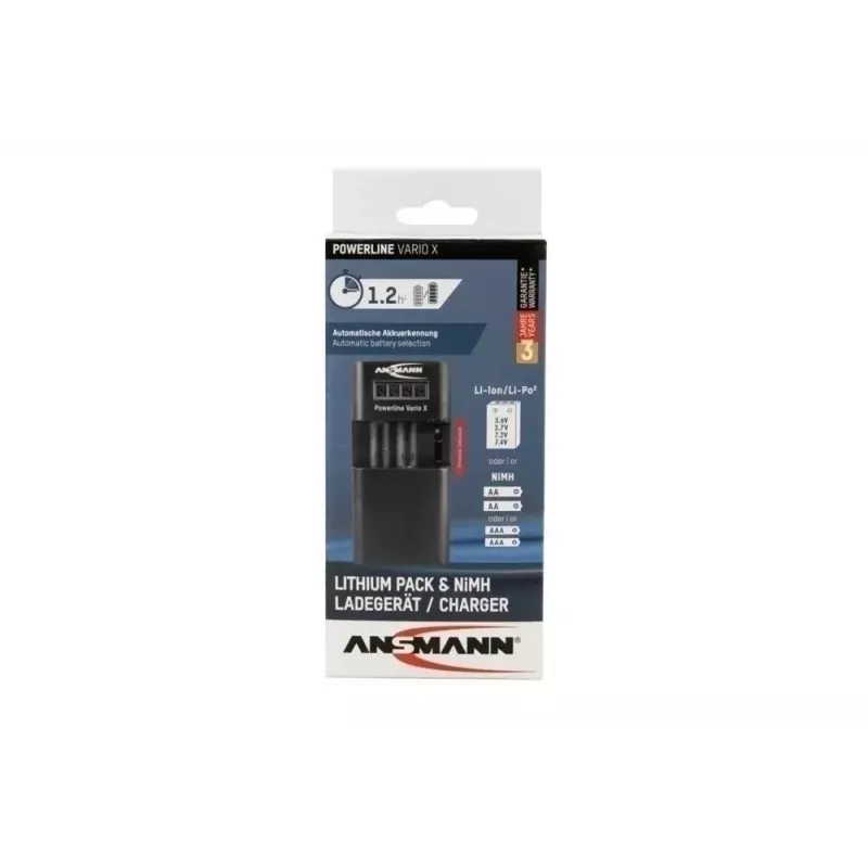 Akulaadija Ansmann Powerline Vario X USB