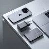 Toiteadapter Intenso W65ACC USB-A ja USB-C portidega, must