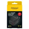 Toiteadapter Intenso W65ACC USB-A ja USB-C portidega, must