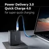 Toiteadapter Intenso W65ACC USB-A ja USB-C portidega, must
