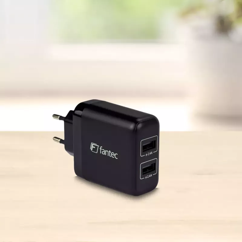 Laadija Fantec SC-A244 Universal must vahelduvvoolu-siselaadija