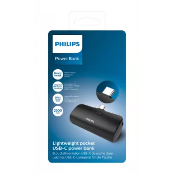 Philips DLP2510C/03 akupank Liitium-ioon (Li-Ion) 2500 mAh Juhtmevaba laadimine Must