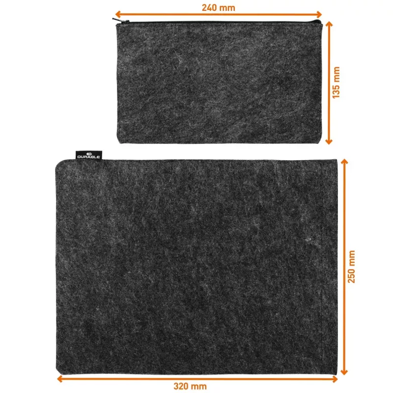 Varrukakott Durable Effect 33 cm 13 tolli antratsiit 1 esitasku ühevärviline