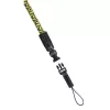 Hama Braid 120 rihm digikaamerale nailonist must, kollane