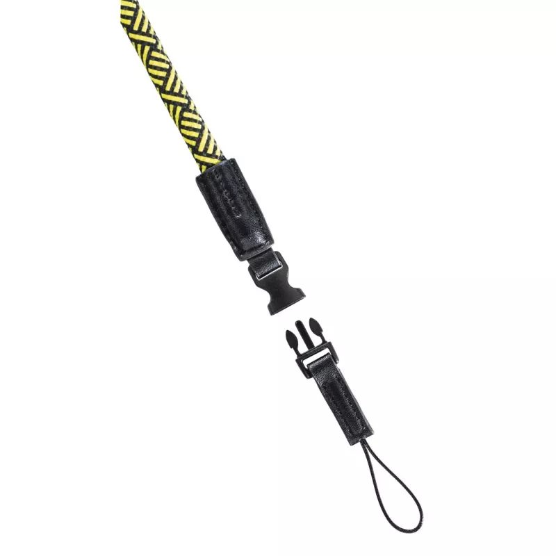 Hama Braid 120 rihm digikaamerale nailonist must, kollane