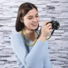Hama Braid 120 rihm digikaamerale nailonist must, kollane