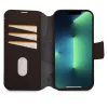 Rahakotiga ümbris Decoded iPhone 14 Plus Pruun 6,7 tolli 3 kaarditaskuga