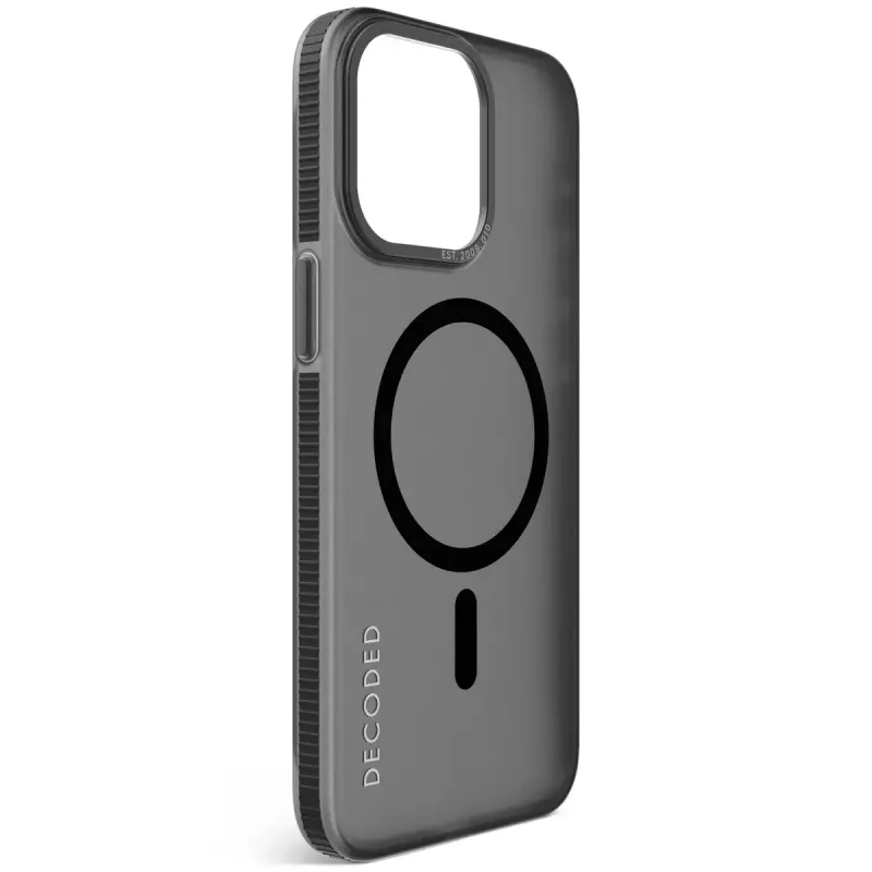 Cover Decoded iPhone 15 Pro Max 17 cm Must Läbipaistev