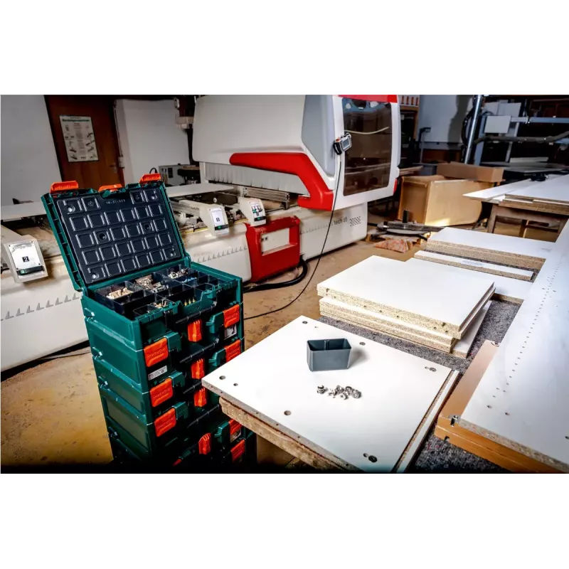 Tööriistade hoiukohver Metabo 626897000 Must Roheline ABS Löögikindel