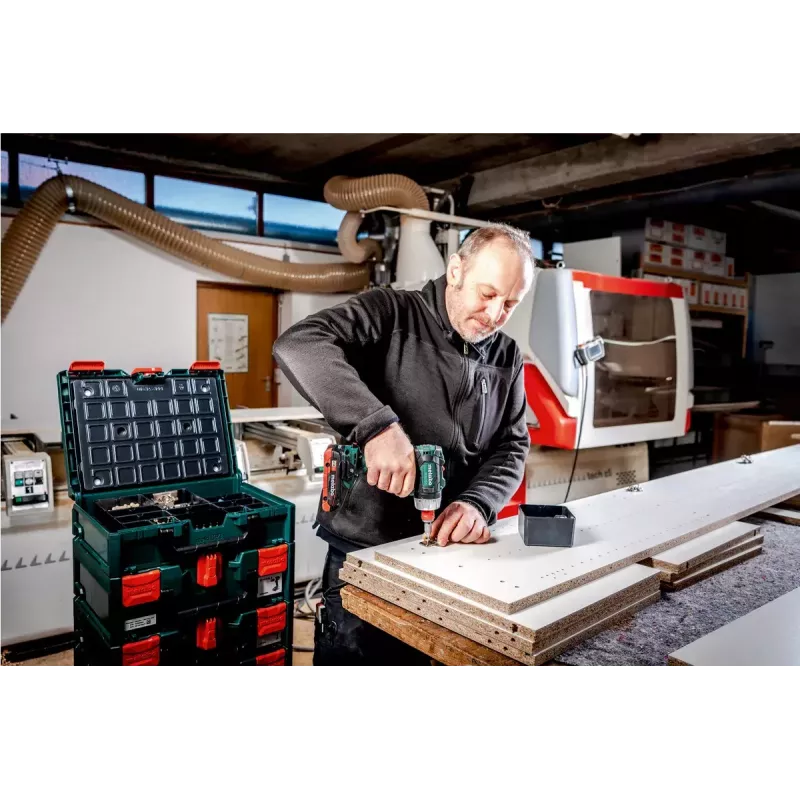 Tööriistade hoiukohver Metabo 626897000 Must Roheline ABS Löögikindel