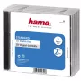 Hama CD Double Jewel Case Standard, pakk 5 2 plaati Läbipaistev