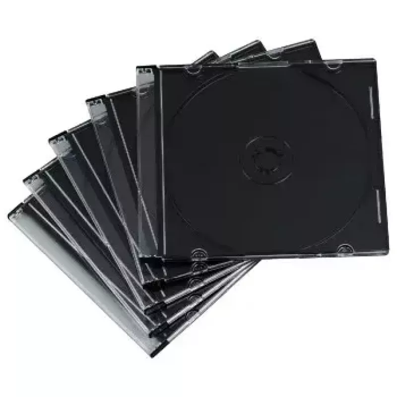 Õhuke CD-karp Hama 51269 50 tk komplektis 1 ketas Läbipaistev