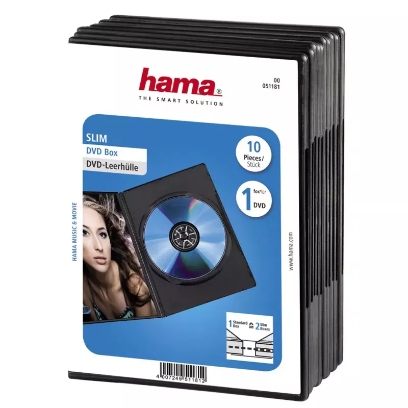 DVD slimkarp Hama 51181 Must 1 plaat