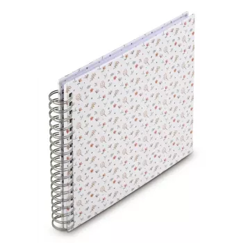 Hama Floral fotoalbum Mitmevärviline 100 lehte 10 x 15 cm Spiraalköide