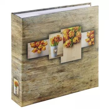 Hama Rustico fotoalbum oranž 100 lehte 10 x 15