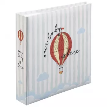 Hama Our Baby fotoalbum must, sinine, punane, valge, kollane 200 lehte 10 x 15 cm