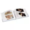 Hama Tim fotoalbum Sinine, Valge 200 lehte 10 x 15