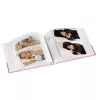 Hama Moni fotoalbum roosa, valge 200 lehte 10 x 15