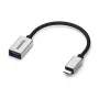 USB-kaabel Marmitek 08375 0.15m USB 3.2 Gen 1 USB C USB A Must Hõbedane