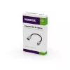 USB-kaabel Marmitek 08375 0.15m USB 3.2 Gen 1 USB C USB A Must Hõbedane