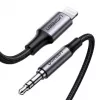 Ugreen 70509 mobiiltelefoni kaabel Hõbedane 1 m 3.5mm Lightning