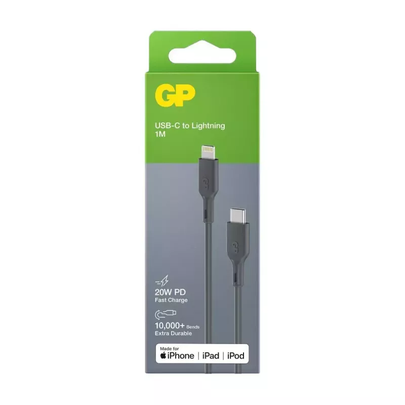 Kaabel GP patareid CL1P 1m Hall Lightning USB C
