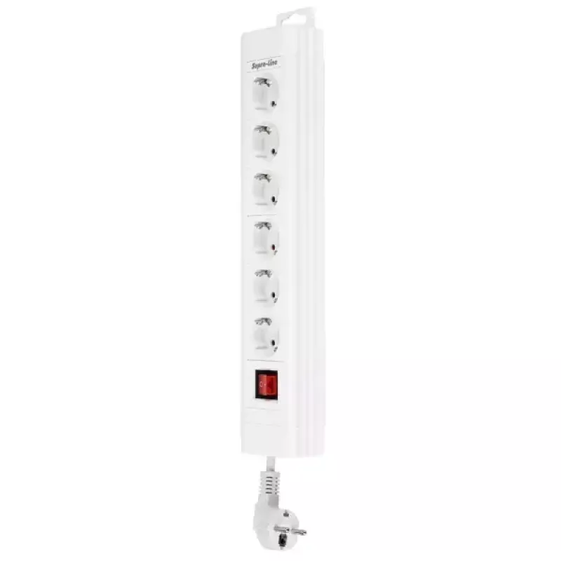 REV 14612113 pikendusjuhe 2,4m 6 vahelduvvoolupesaga siseruumidesse valge