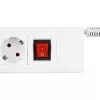REV 14612113 pikendusjuhe 2,4m 6 vahelduvvoolupesaga siseruumidesse valge