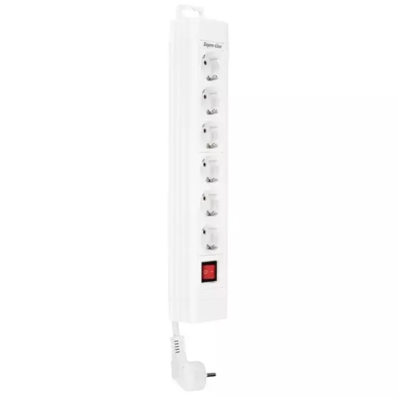 REV 14612113 pikendusjuhe 2,4m 6 vahelduvvoolupesaga siseruumidesse valge
