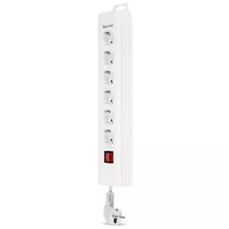 REV 14612113 pikendusjuhe 2,4m 6 vahelduvvoolupesaga siseruumidesse valge