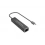 Conceptronic ABBY13B Gigabit Ethernet USB 3.2 Gen 1 adapter USB-jaoturiga, GbE, USB-A x 2, USB-C x 2