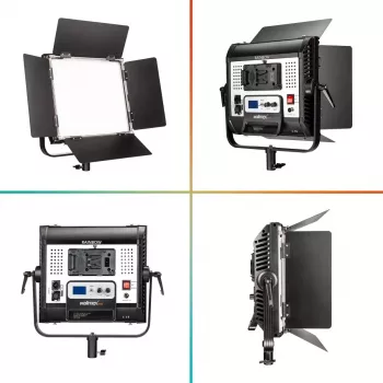 Walimex Rainbow 50 W LED-valgusti must alumiiniumplast 50000 h