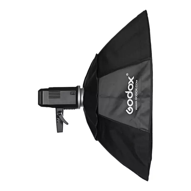 Softbox Godox SB-FW140 must nailon, hajutusfiltrite ja kärgvõrega