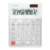Lauakalkulaator Casio DE-12E-WE Basic 12 numbrit Valge