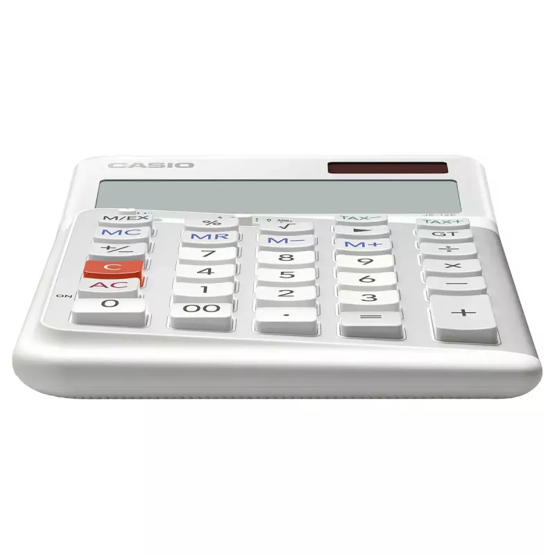 Basic Calculator Casio JE-12E-WE Desktop 12 Digits Valge