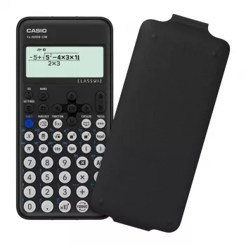 Teaduslik kalkulaator Casio FX-82DE CW taskuformaadis 12 numbrikohta patareiga must