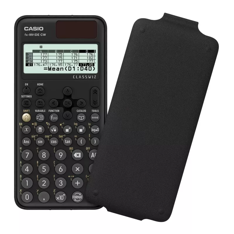 Teaduslik kalkulaator Casio fx-991DE CW Pocket 12 numbrikohta Must