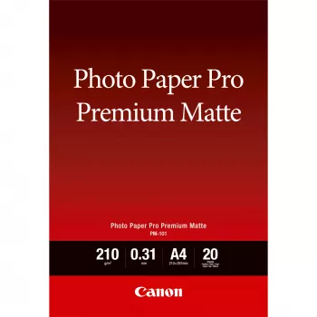 Canon PM-101 Premium Matte fotopaber A4 - 20 lehte