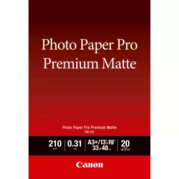 Canon PM-101 Premium Matte Photo Paper A3 Plus - 20 Sheets