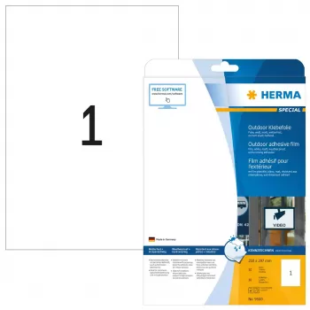 Isekleepuv printerisilt HERMA Labels A4 välikile 210x297 mm