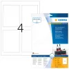 Isekleepuv printerisilt HERMA Pudelisildid A4 Tindiprinter 90x120 mm