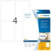 Eemaldatavad sildid HERMA 5082 A4 105x148 mm valge