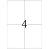 Eemaldatavad sildid HERMA 5082 A4 105x148 mm valge