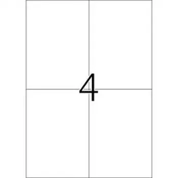 Eemaldatavad sildid HERMA 5082 A4 105x148 mm valge