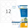 Isekleepuv printerisilt HERMA Removable labels A4 Ø 60 mm