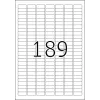 Isekleepuv printerisilt HERMA Labels Premium A4 25,4x10 mm 4725 tk