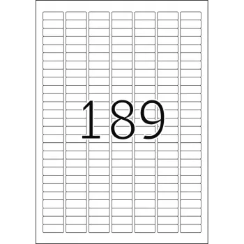 Isekleepuv printerisilt HERMA Labels Premium A4 25,4x10 mm 4725 tk