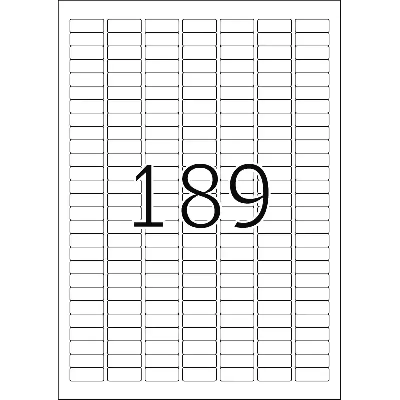 Isekleepuv printerisilt HERMA Labels Premium A4 25,4x10 mm 4725 tk